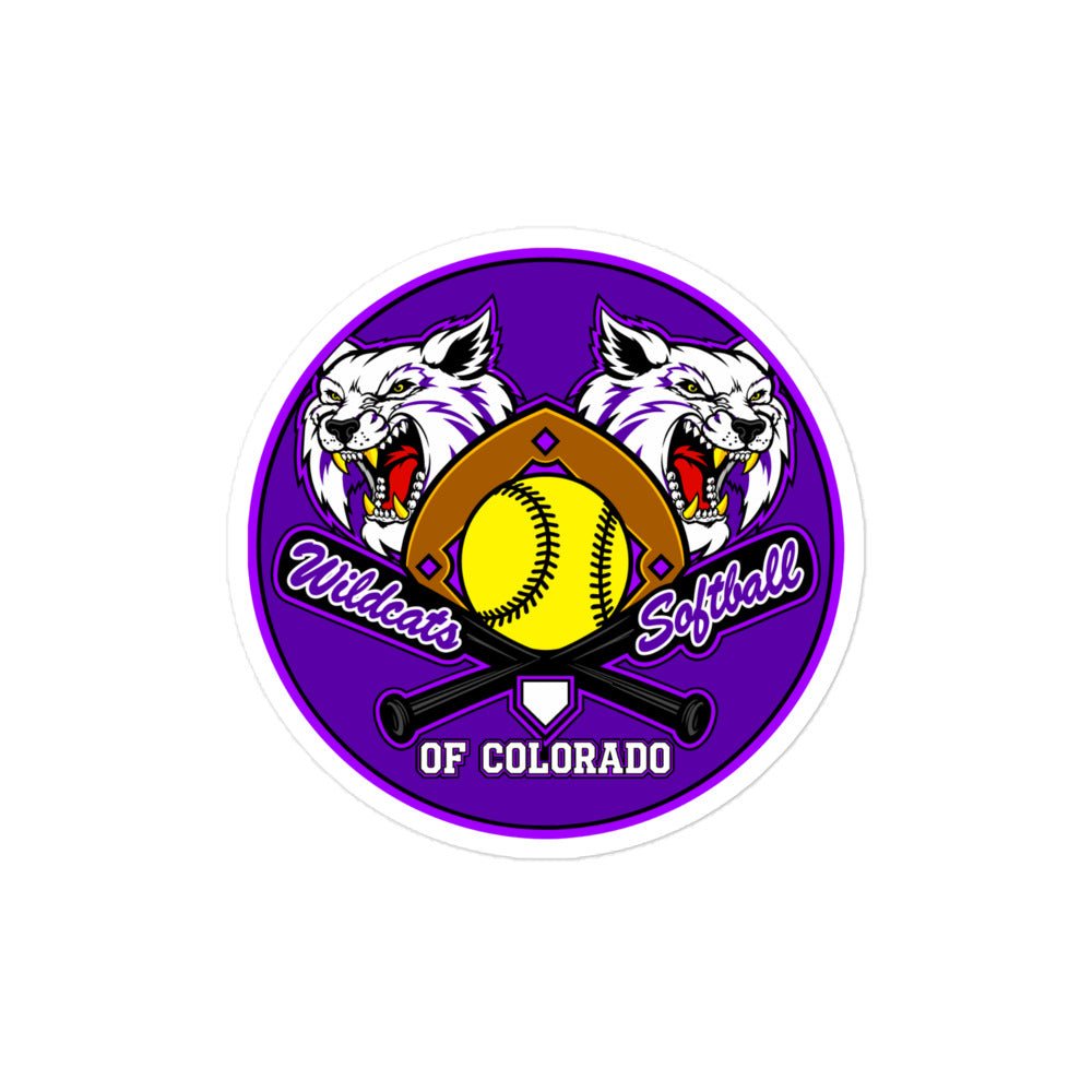 Stickers | Wildcats Softball | Badge Logo