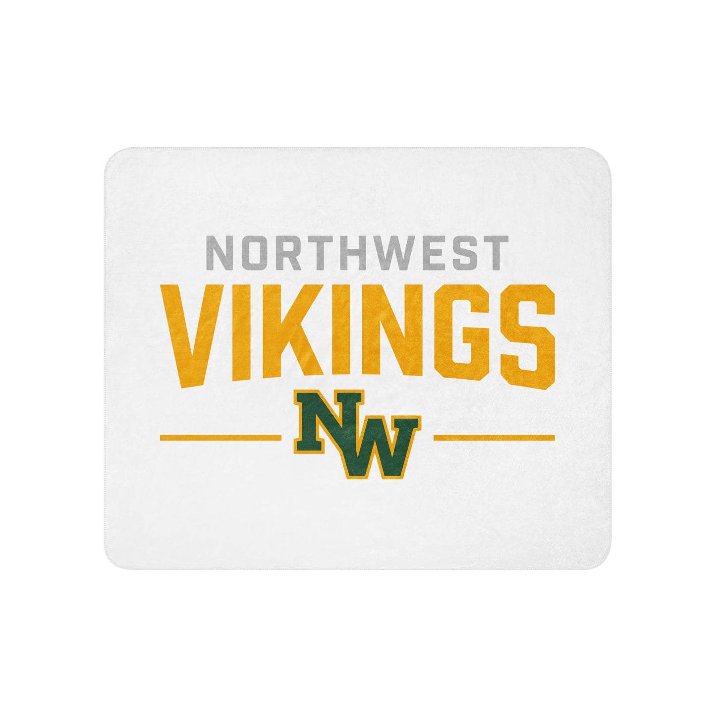 Sherpa Blanket | Northwest High School | Vikings Logo