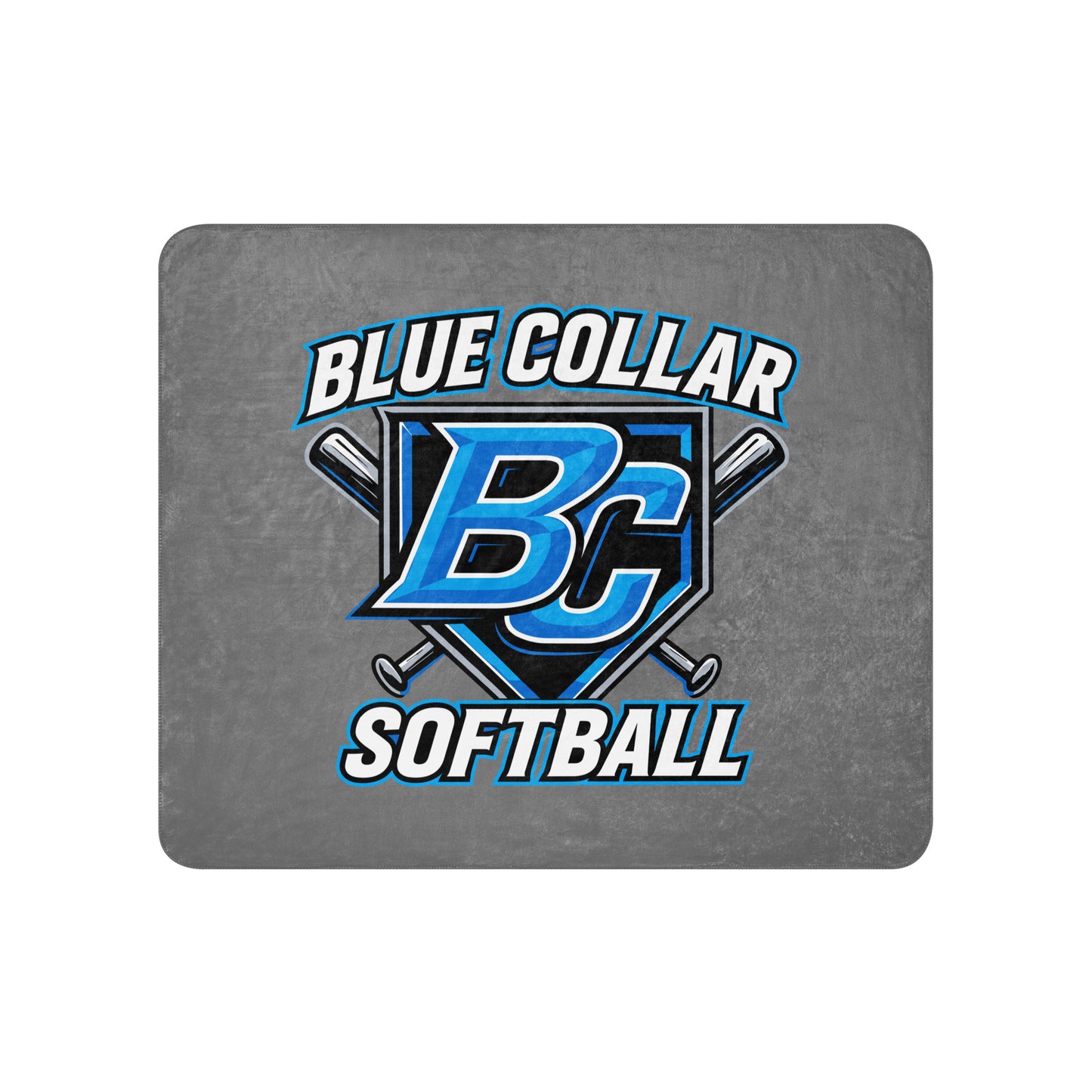 Sherpa Blanket | Blue Collar Softball 2034 | Shield Logo