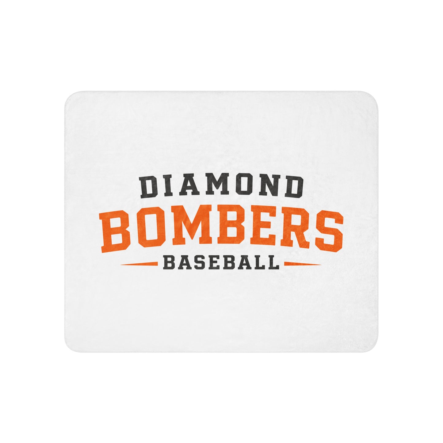 Sherpa Blanket | Diamond Bombers | Modern Script Logo