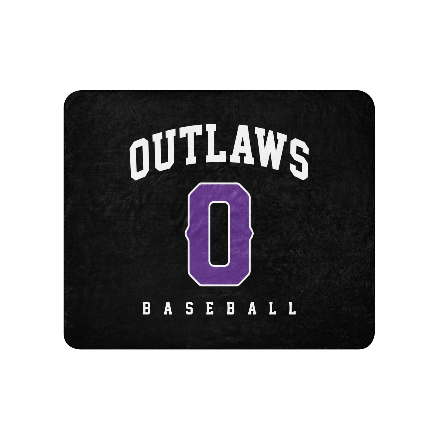 Sherpa Blanket | Carolina Outlaws Baseball | Atheltics Logo