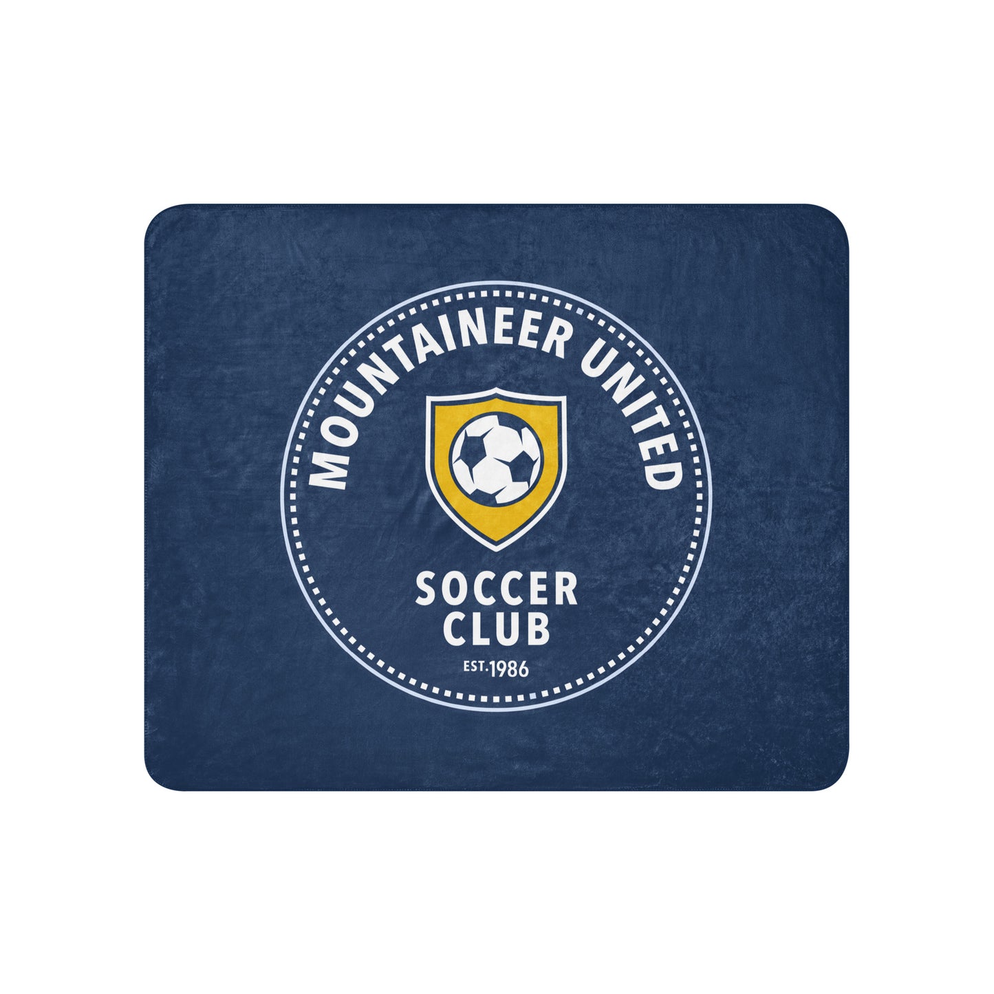 Sherpa Blanket | Mountaineer United Soccer Club | Badge Logo