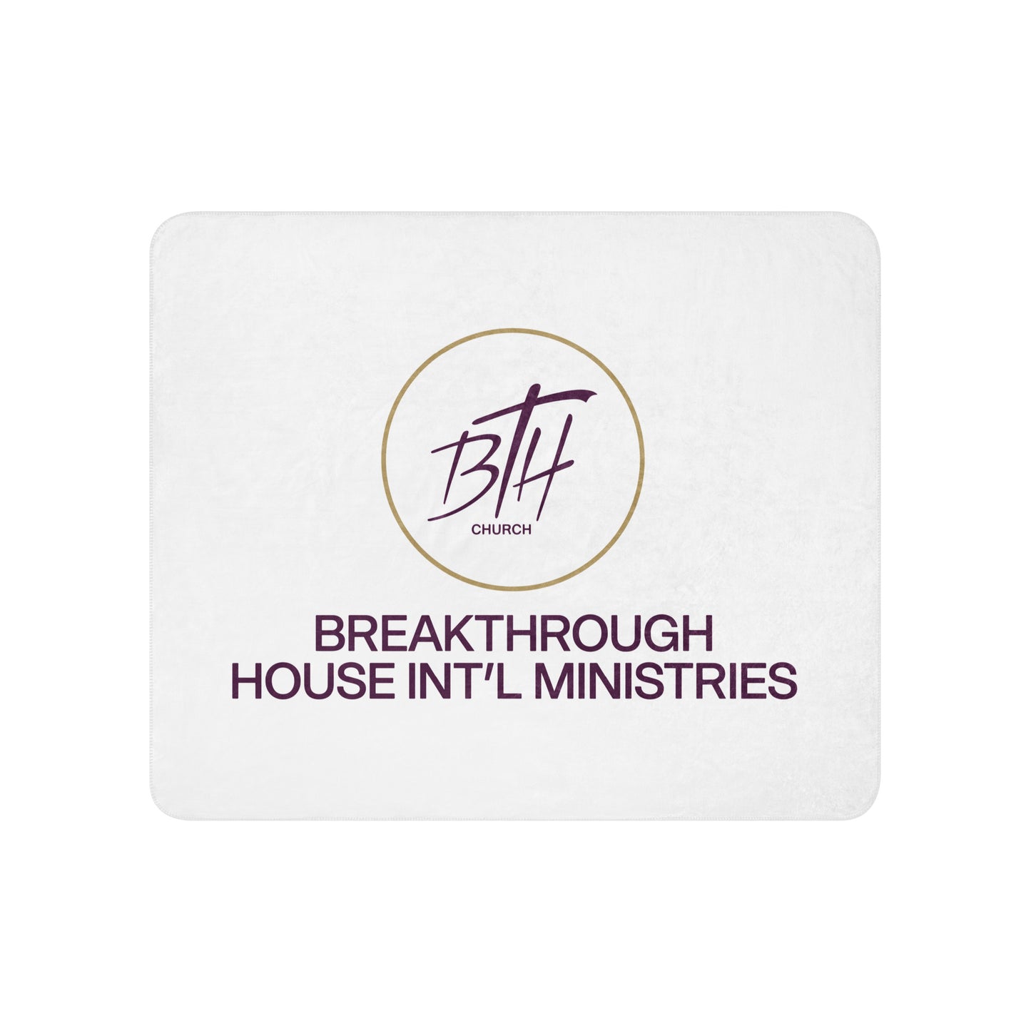 Sherpa Blanket | Breakthrough House International Ministries | Crest Logo