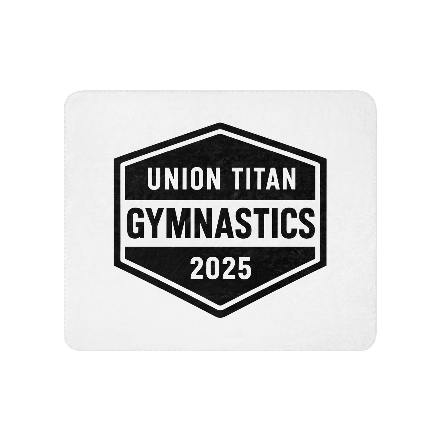 Sherpa Blanket | Union Gymnastics | Vanguard Logo