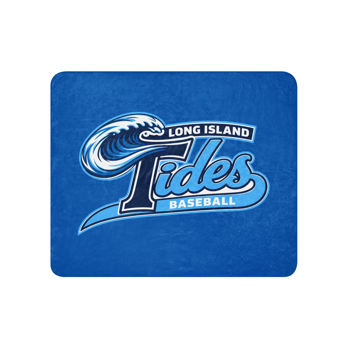 Sherpa Blanket | Long Island Tides Baseball | Ironclad Tides Logo
