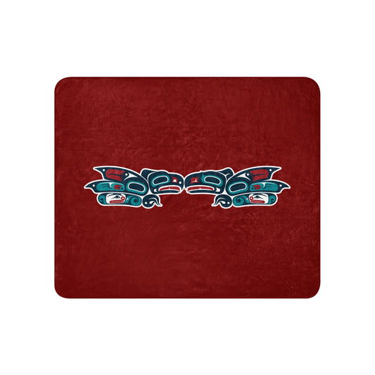 Sherpa Blanket | Allen Marine | Valor Logo