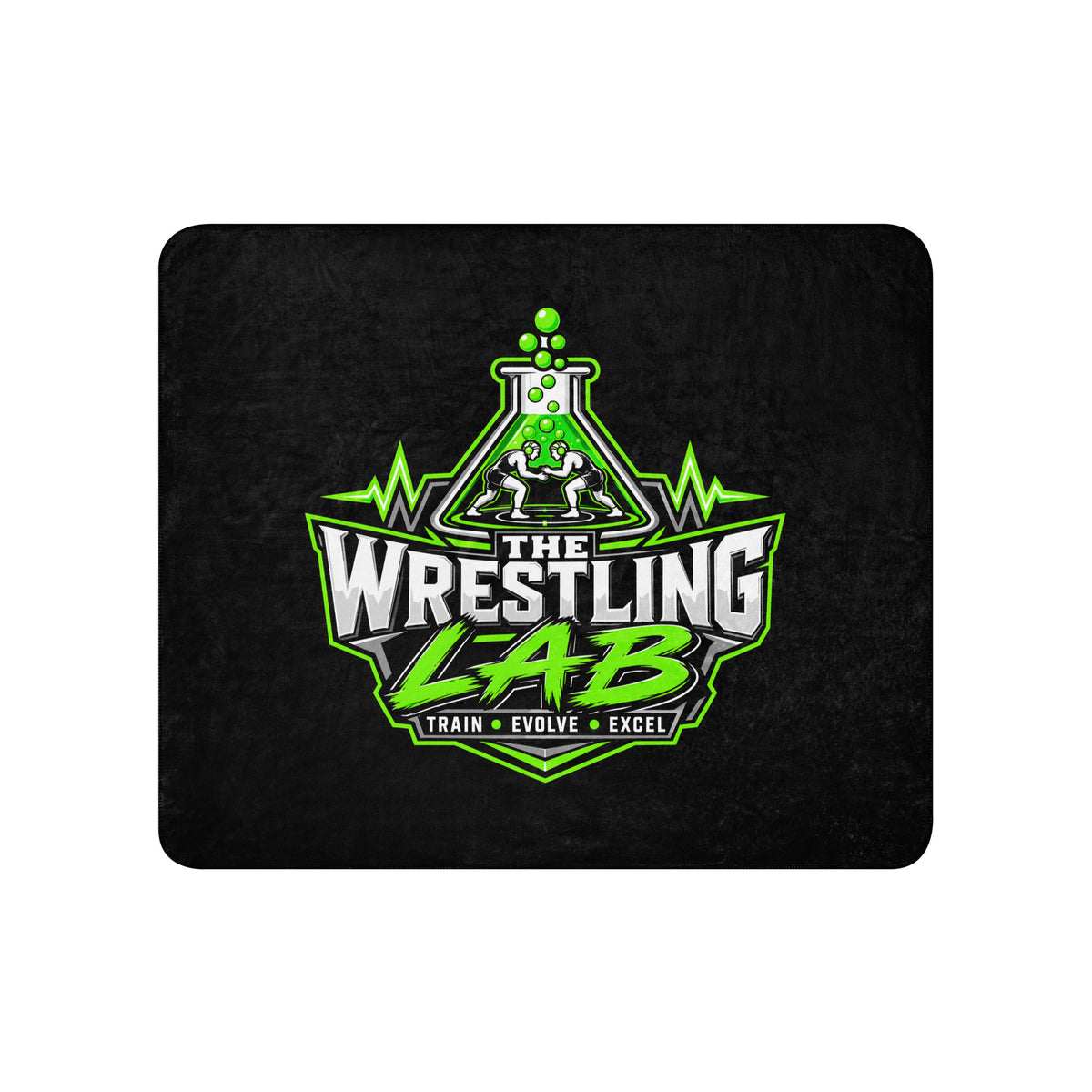 Sherpa Blanket | The Wrestling Lab | Emblem Logo