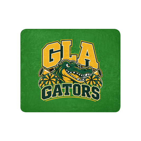 Sherpa Blanket | GLA Gators Cheer Team | Emblem Logo