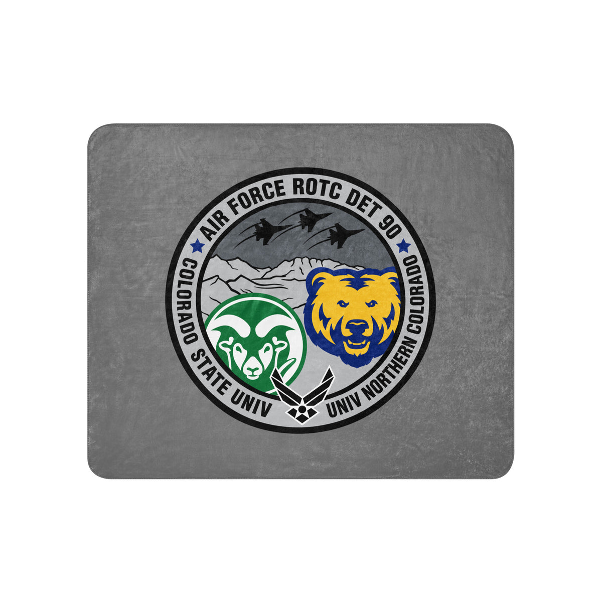 Sherpa Blanket | Colorado State Detachment 90 | Badge Logo