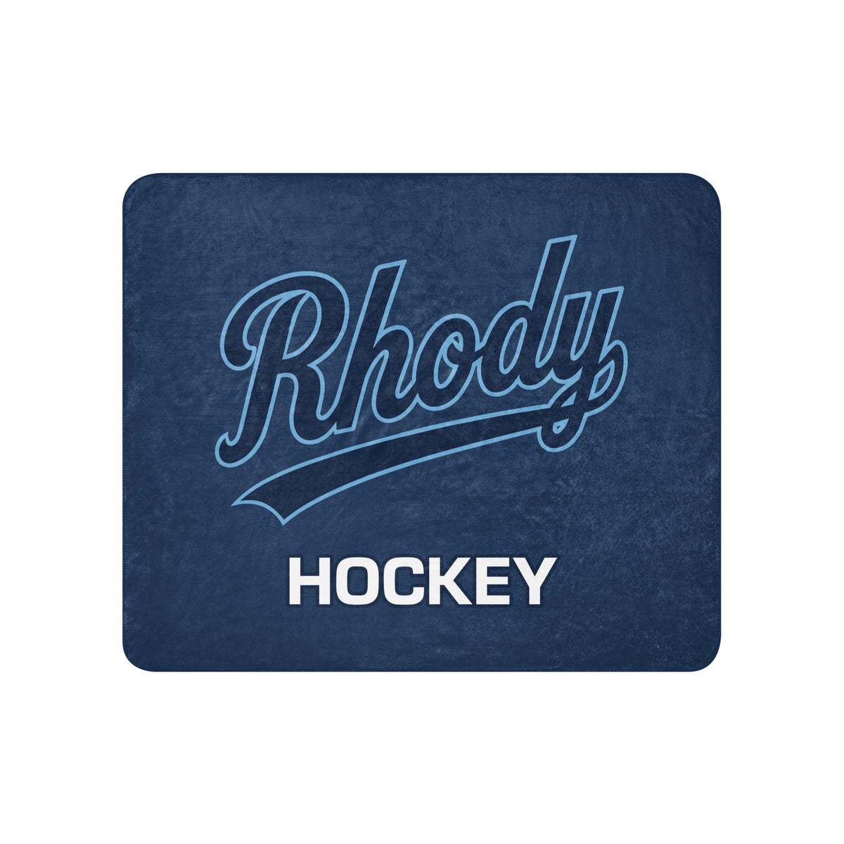 Sherpa Blanket | URI Men’s Hockey | Athletics Logo