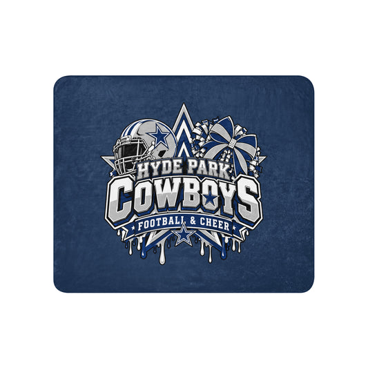 Sherpa Blanket | Hyde Park Cowboys | Crest Logo