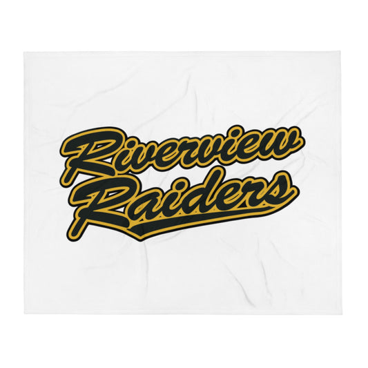Throw Blanket | 12U Riverview Raiders | Crest Logo
