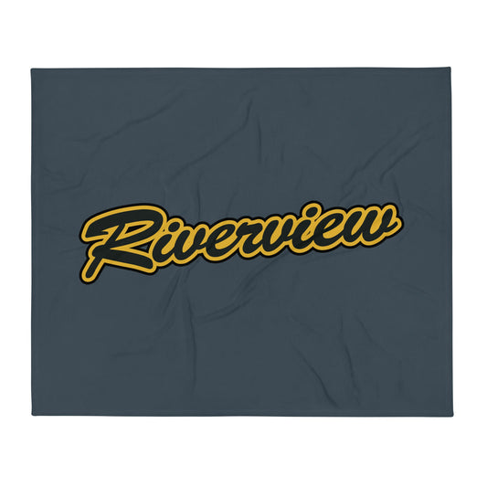 Throw Blanket | 12U Riverview Raiders | Emblem Logo