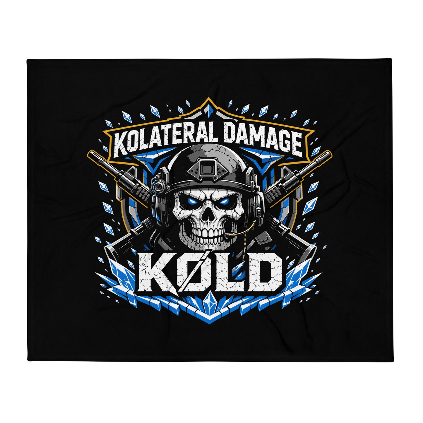 Throw Blanket | Kolateral Damage E-Sports | Emblem Logo