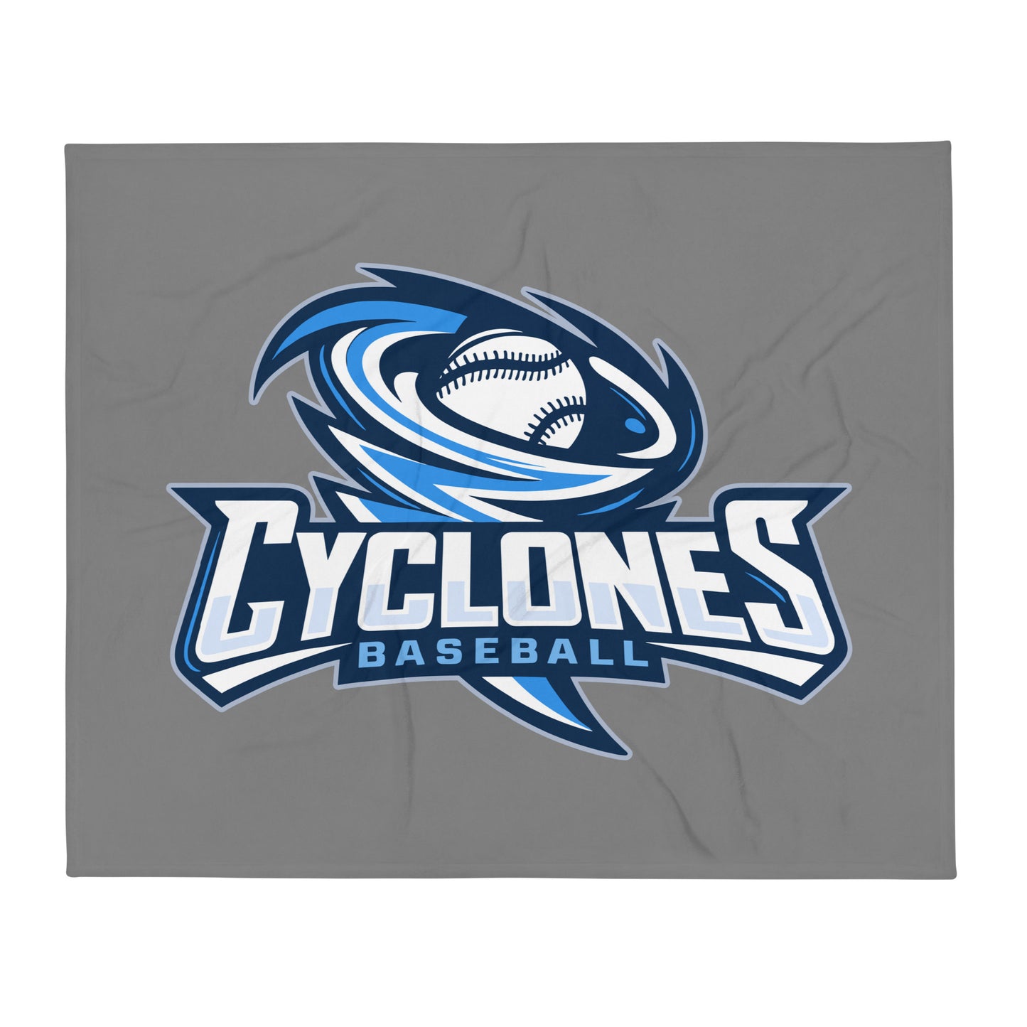 Throw Blanket | Centre County Cyclones | Crest Logo