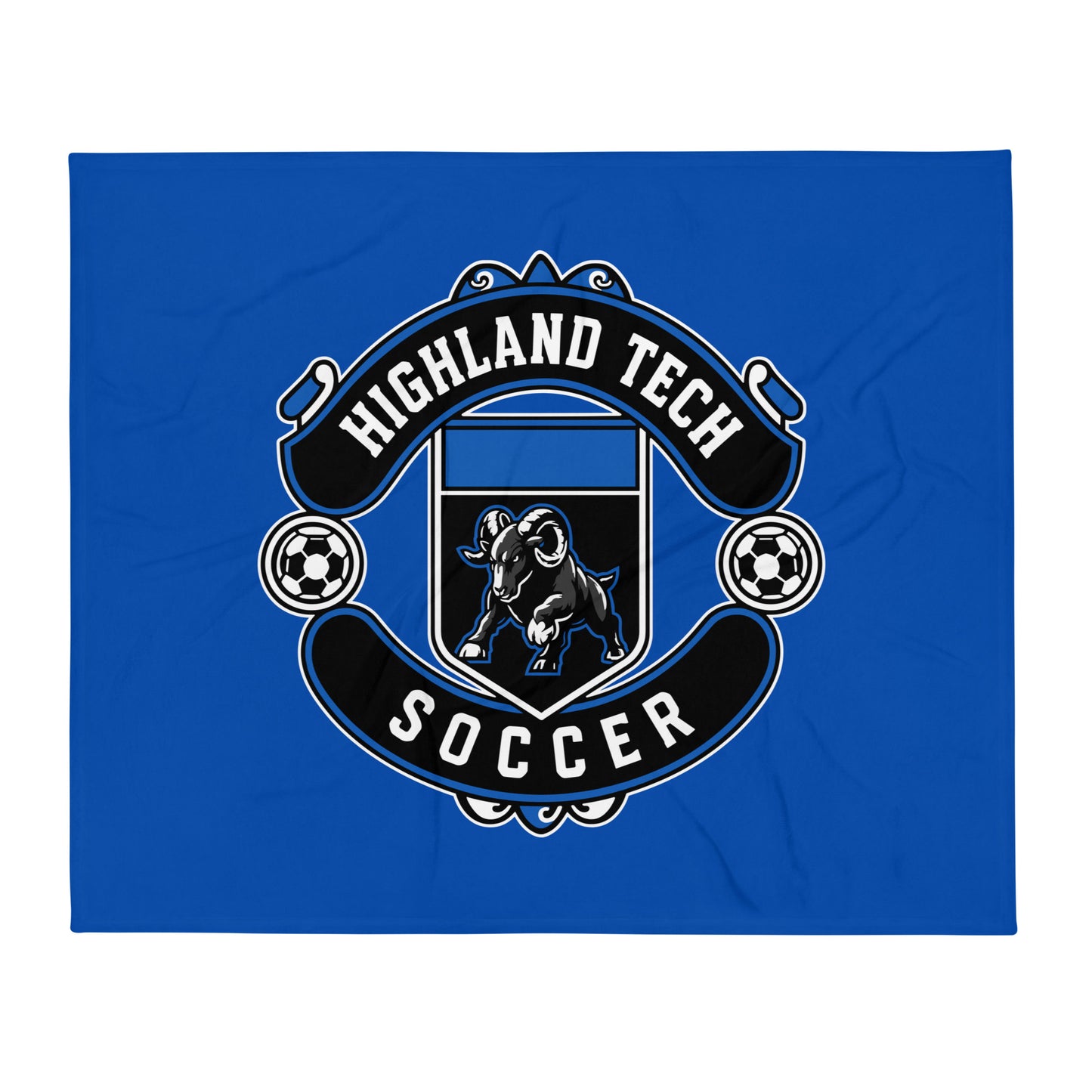 Throw Blanket | Highland Soccer | Emblem Logo