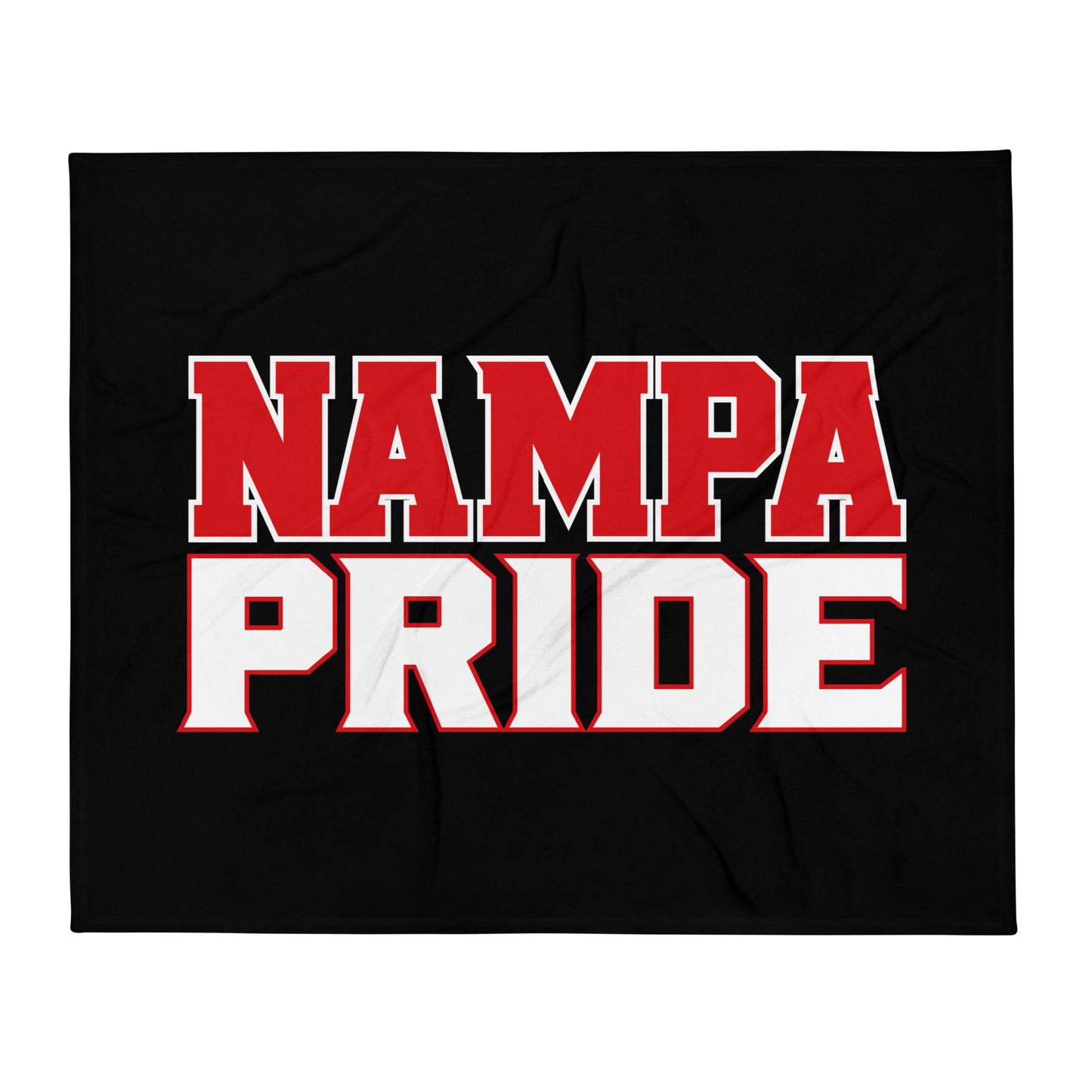 Throw Blanket | Nampa Pride | Letter Mark Logo