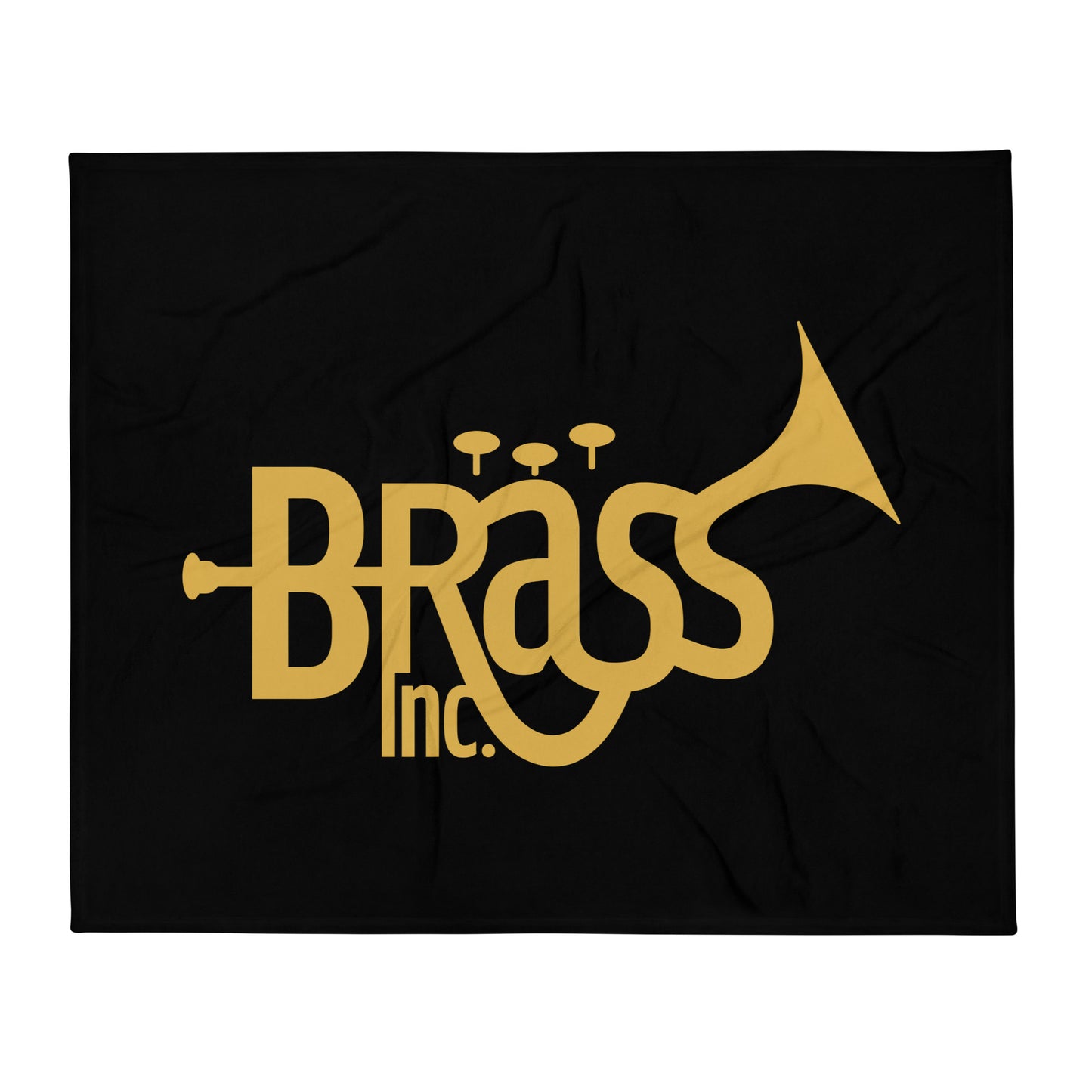 Throw Blanket | Brass Inc. | Emblem Logo