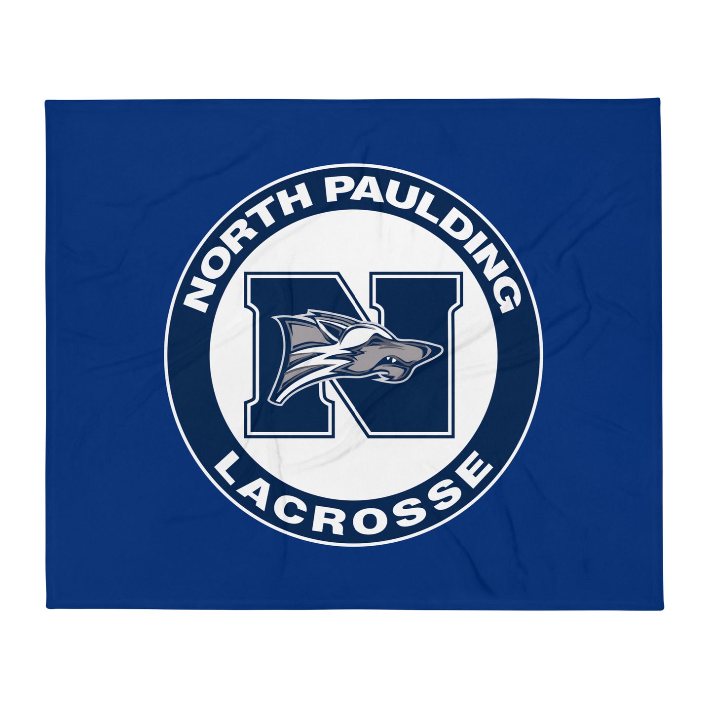 Throw Blanket | North Paulding Lacrosse | Badge Logo