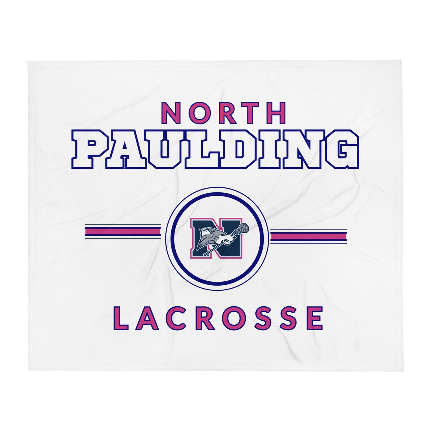 Throw Blanket | North Paulding Lacrosse | Valor Logo