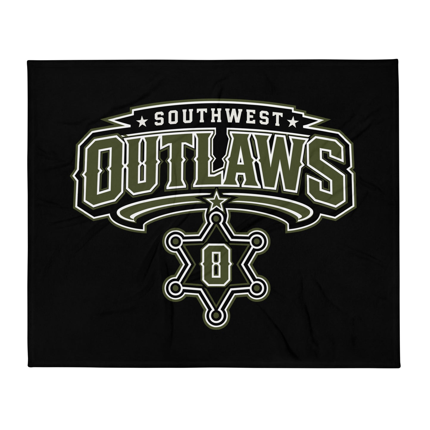 Throw Blanket | Southwest Outlaws | Frontier Athletics Logo