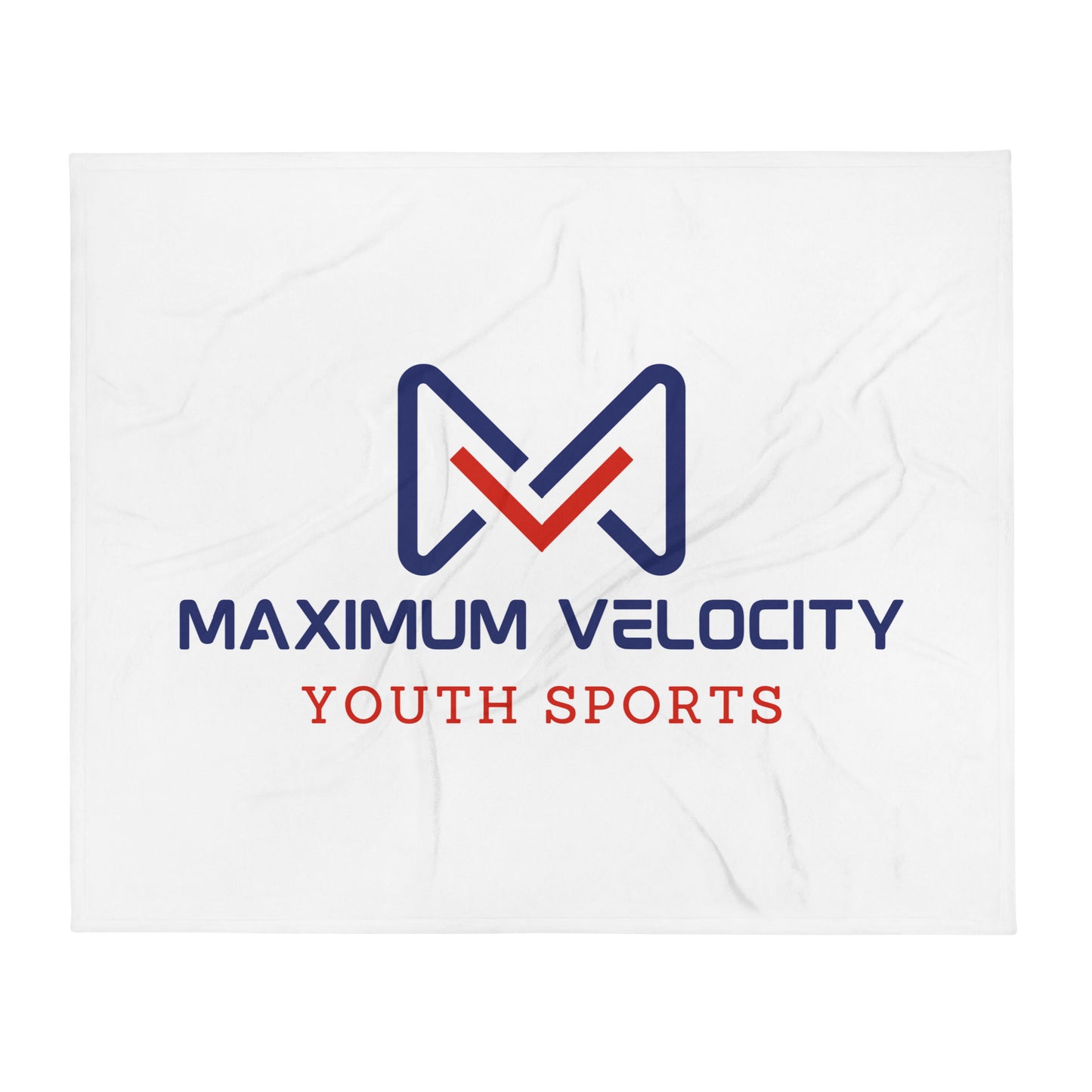Throw Blanket | Maximum Velocity Youth Sports | Emblem Logo