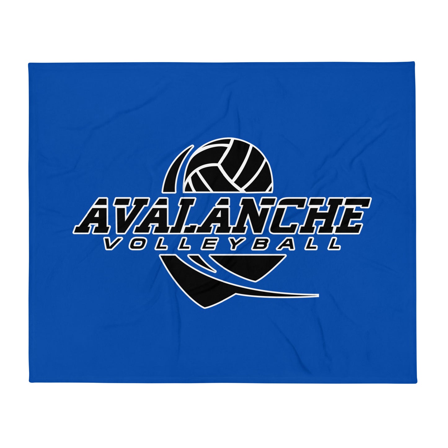Throw Blanket | Avalanche Volleyball Club | Crest Logo