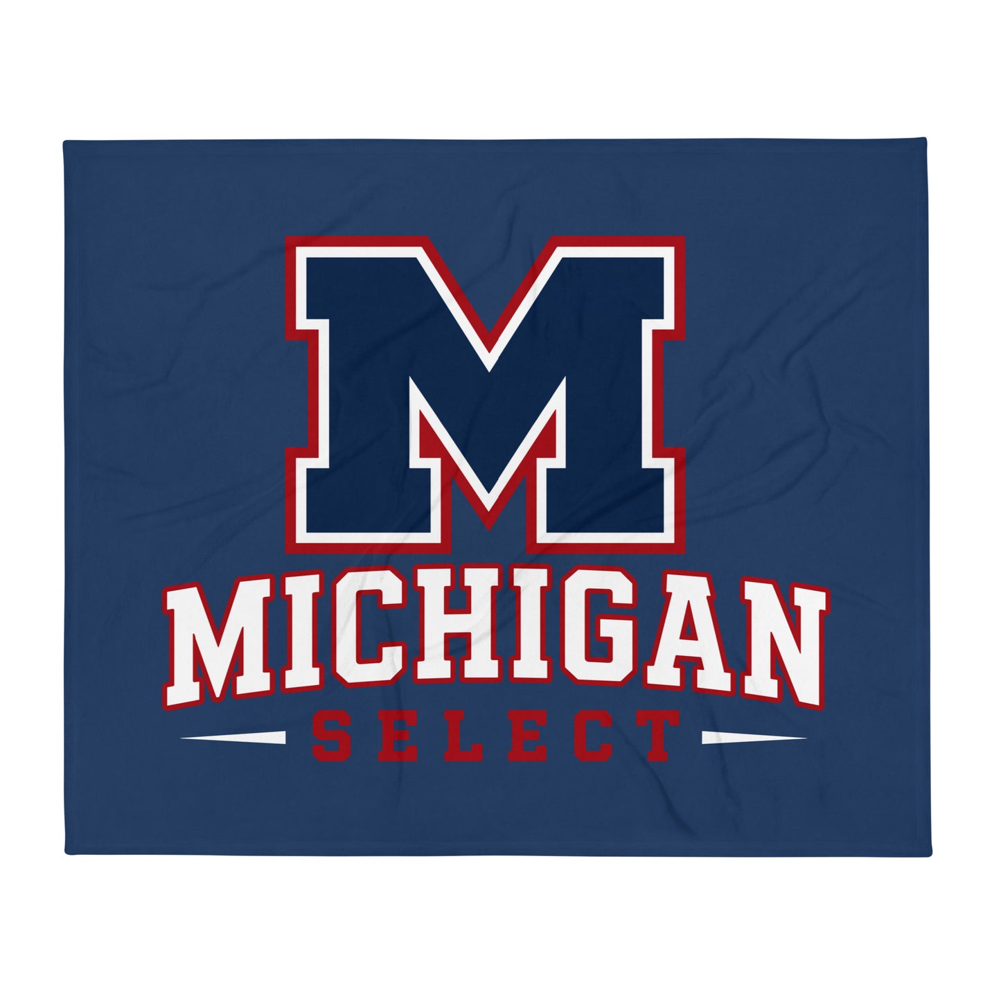 Throw Blanket | Michigan Select Baseball | Emblem Logo