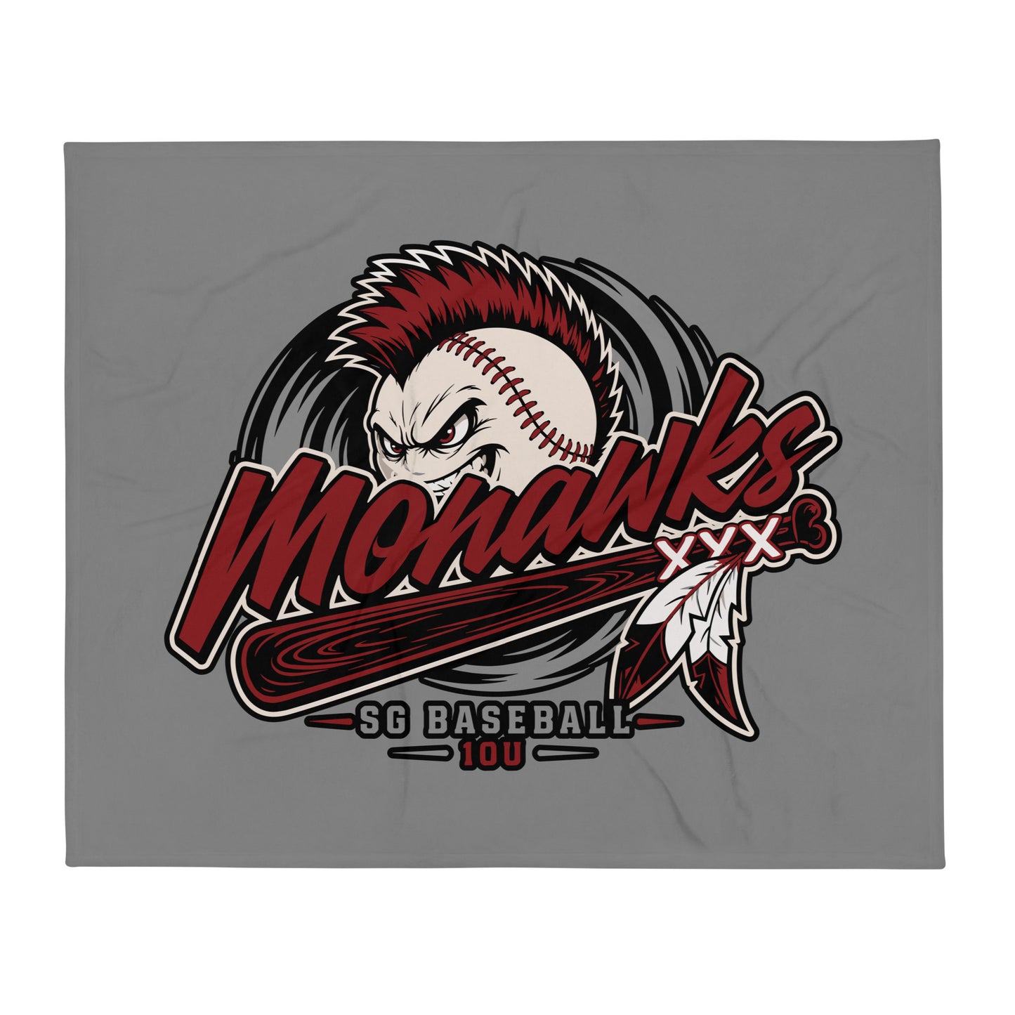 Throw Blanket | Mohawks | Valor Logo