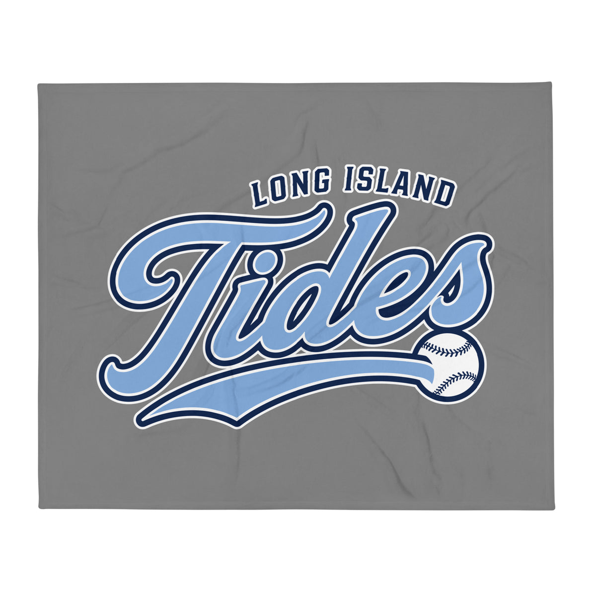 Throw Blanket | Long Island Tides Baseball | Athletics Logo