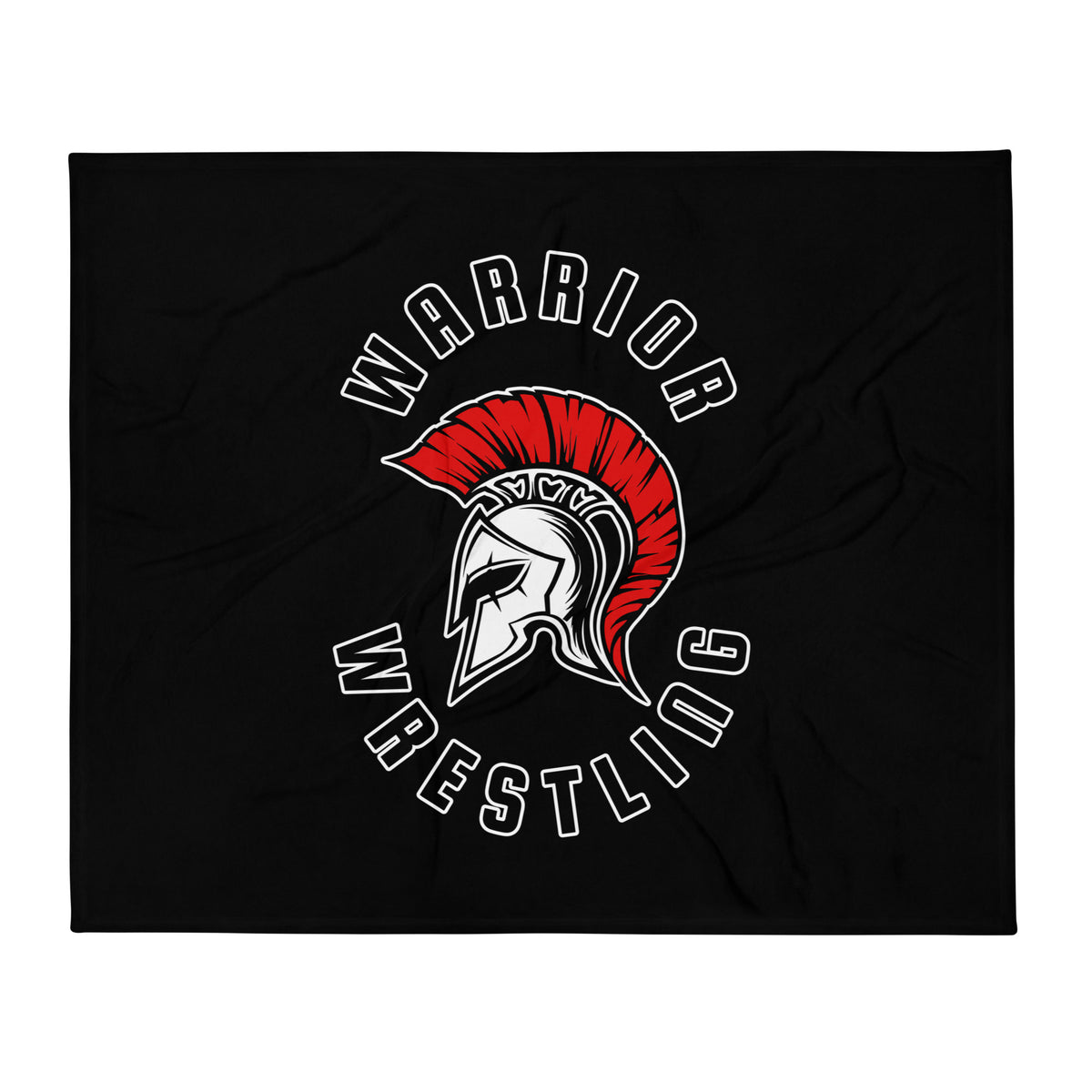 Throw Blanket | Lafayette Warrior Youth Wrestling | Crest Logo