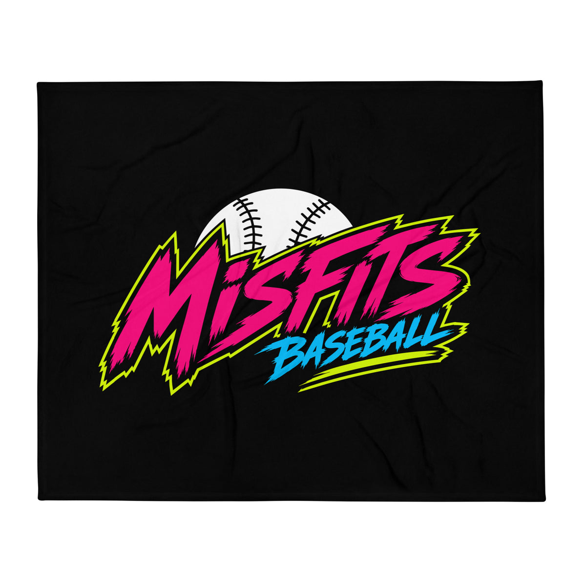 Throw Blanket | Misfits Baseball | Athletics Logo