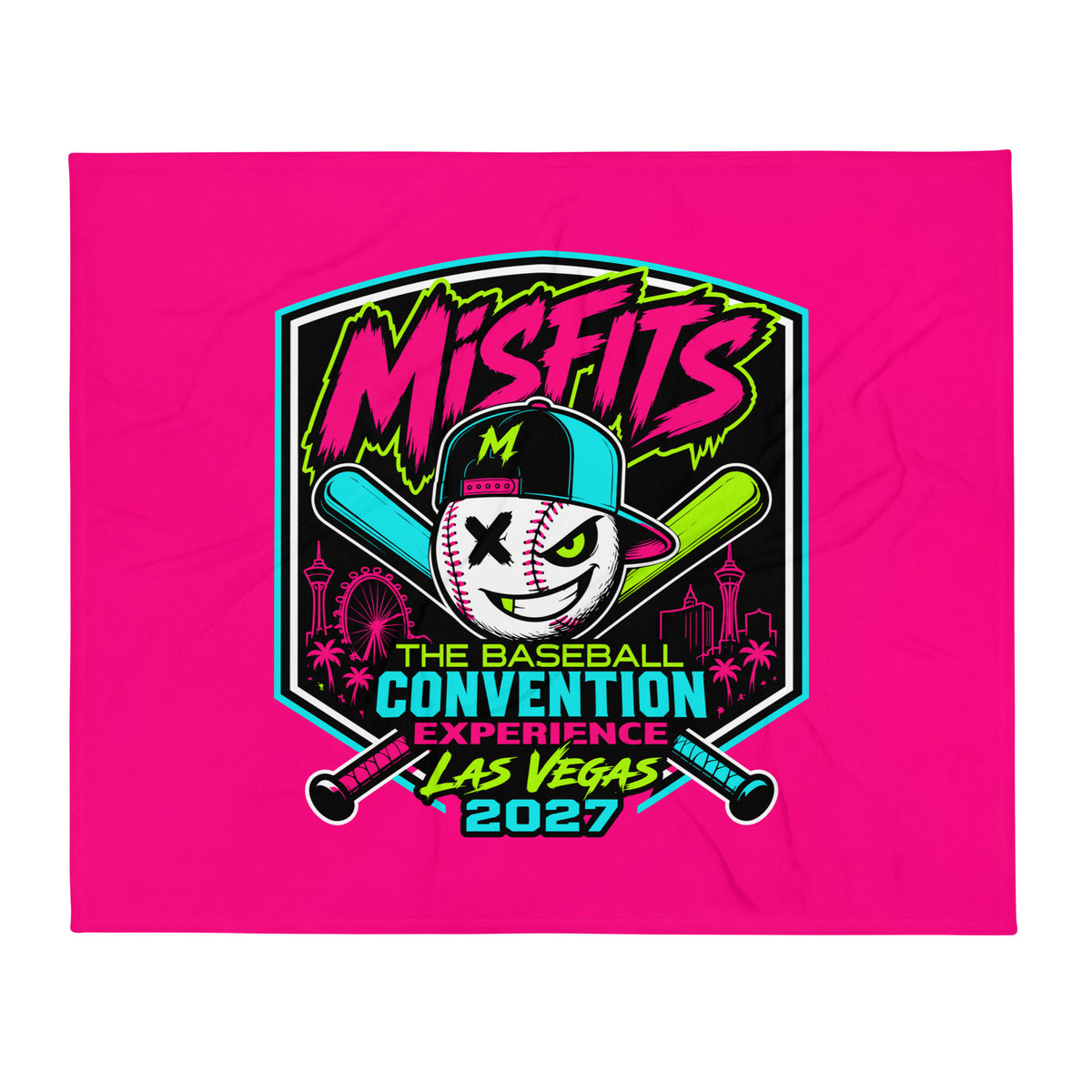 Throw Blanket | Misfits Baseball | Shield Logo