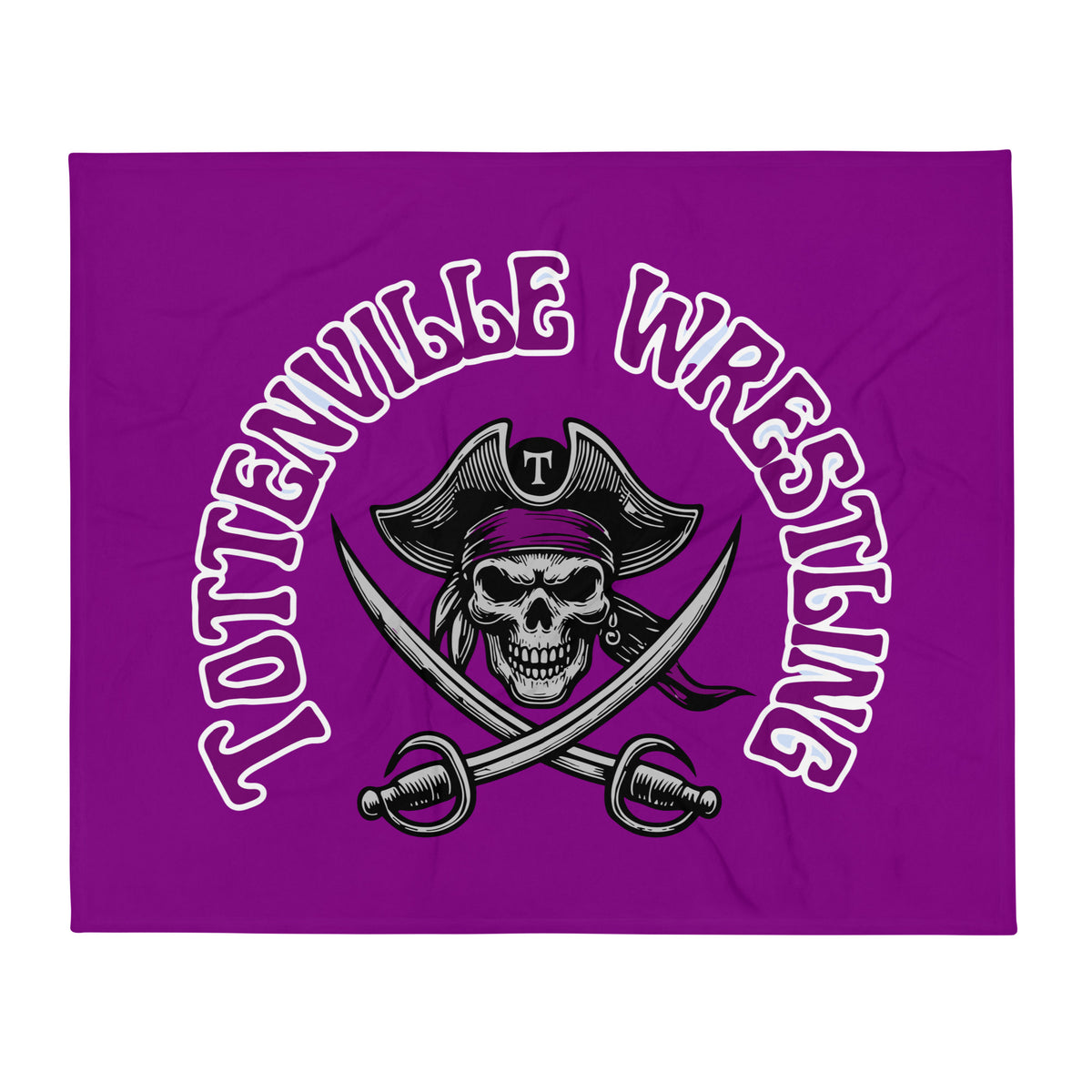 Throw Blanket | Tottenville wrestling club | Crest Logo