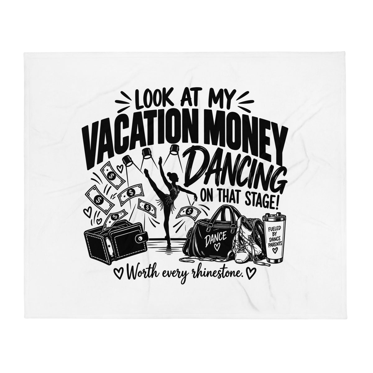 Throw Blanket | Dance Life | Vanguard Logo