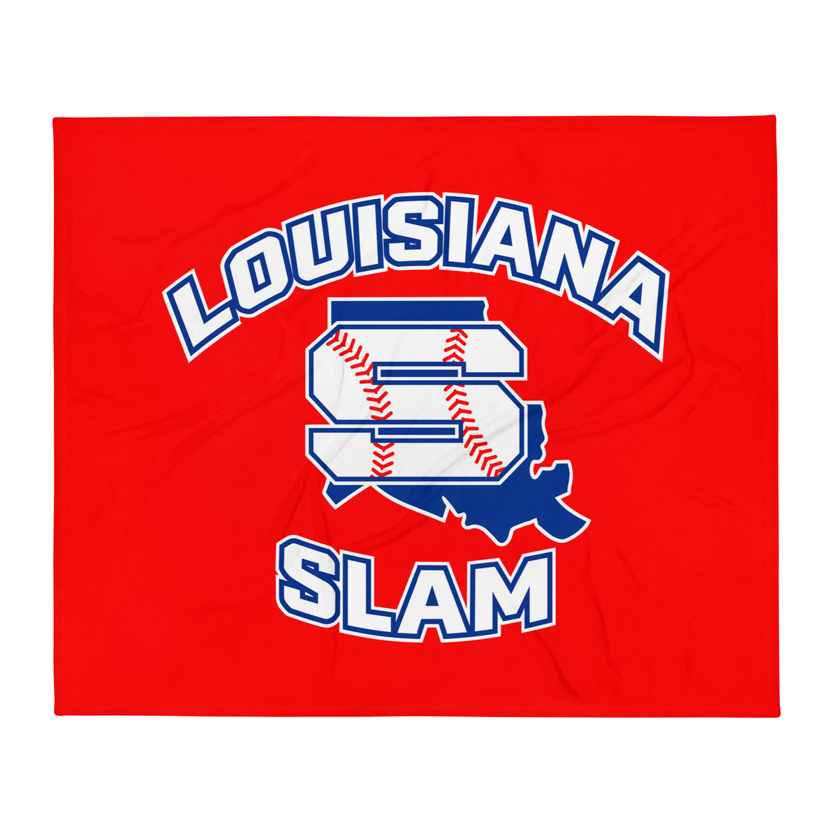 Throw Blanket | Louisiana Slam Baseball | Emblem Logo