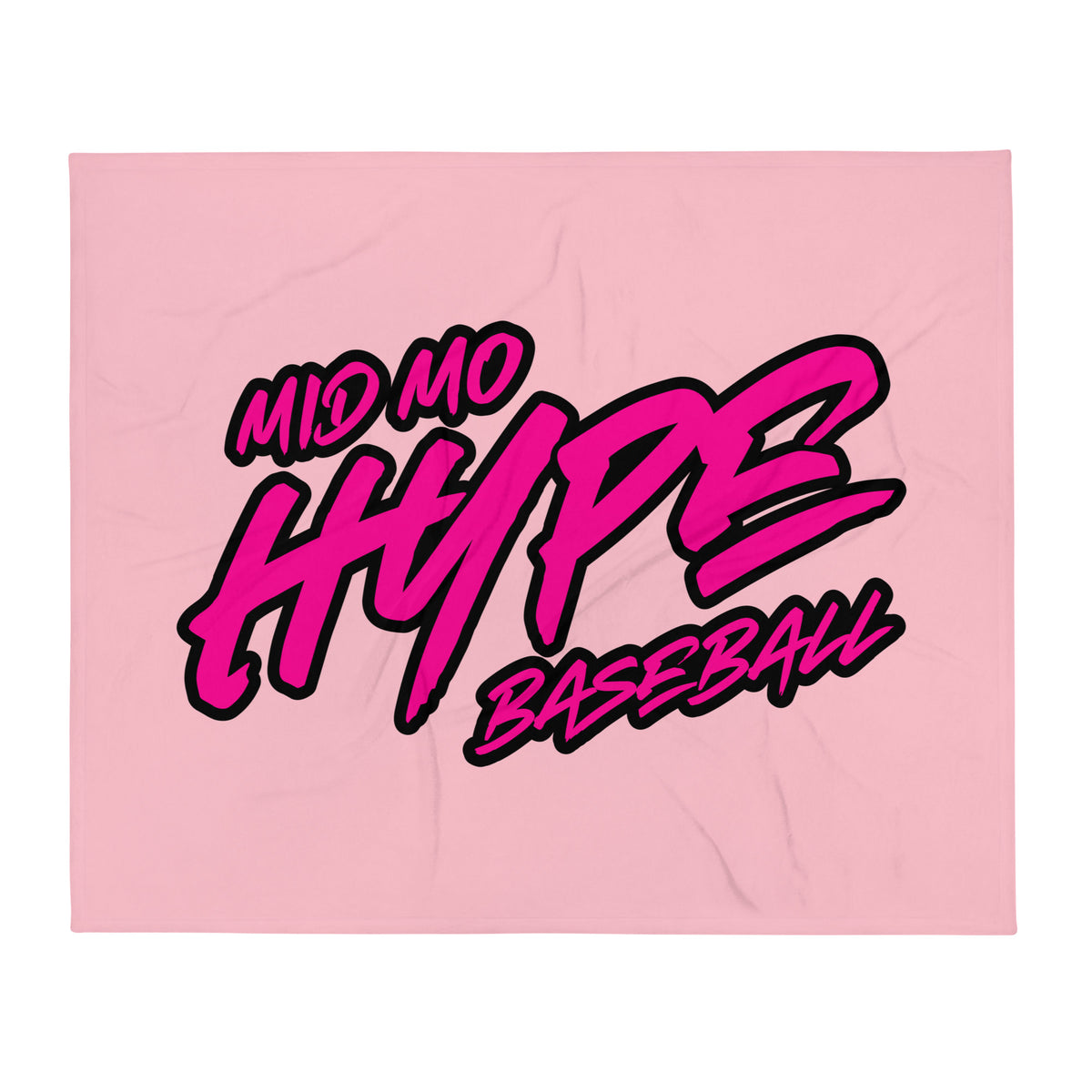 Throw Blanket | Hype Baseball Club | Crest Logo