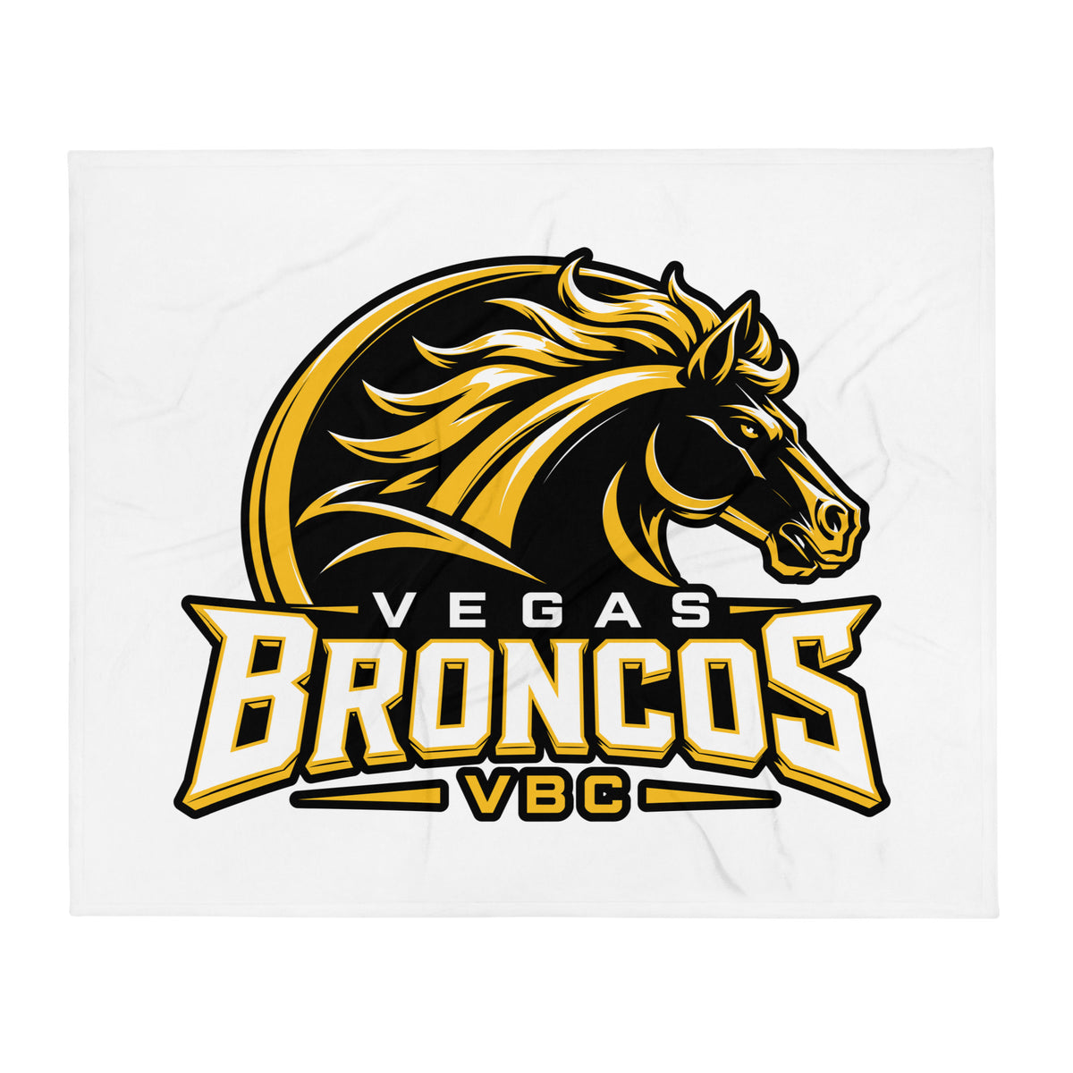 Throw Blanket | Vegas Broncos VBC | Crest Logo