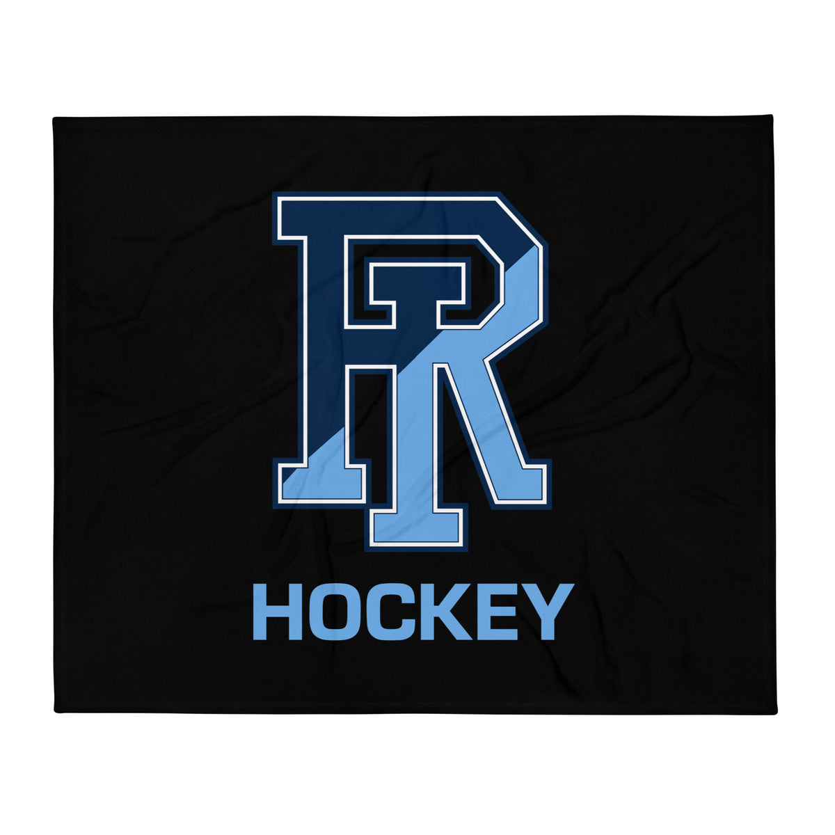 Throw Blanket | URI Men’s Hockey | Vanguard Logo