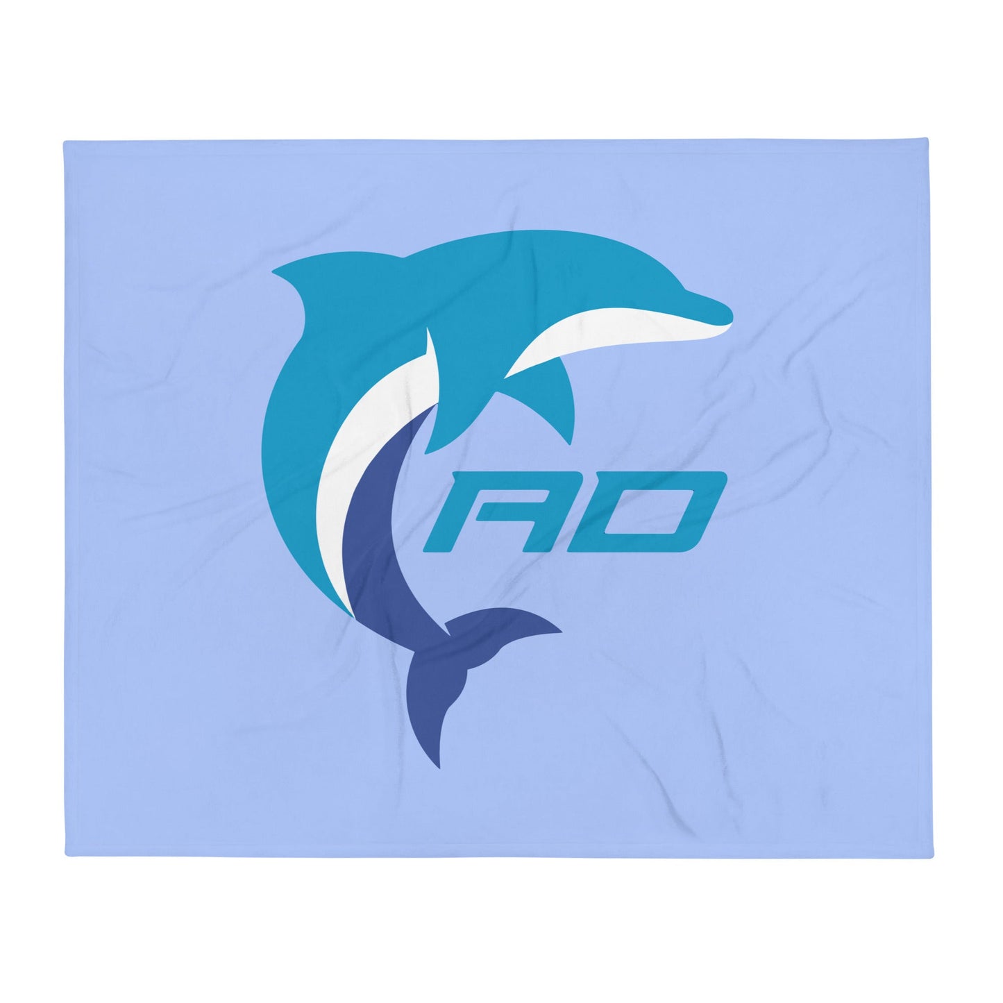 Throw Blanket | Arizona Dolphins Swim Team | RD Emblem Logo
