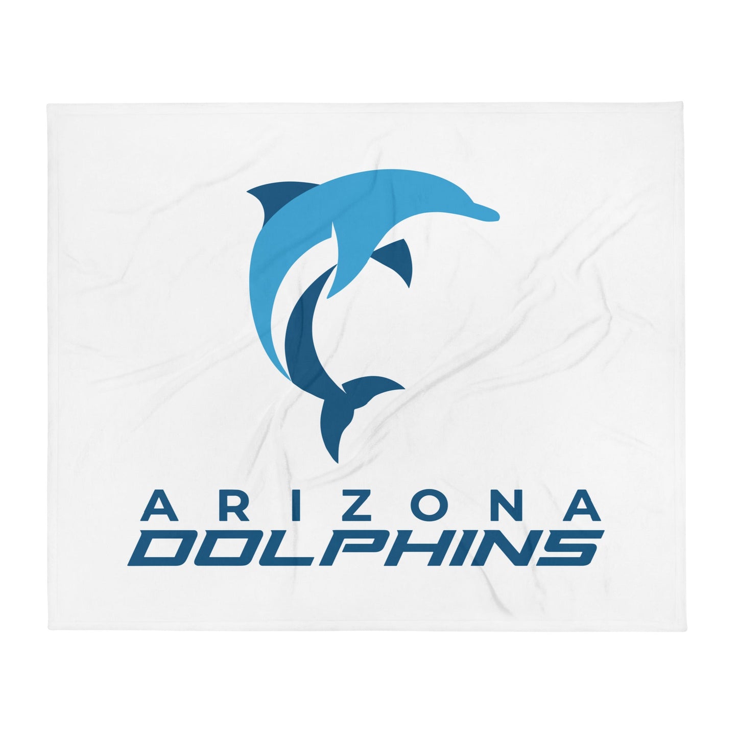 Throw Blanket | Arizona Dolphins Swim Team | Vanguard Logo