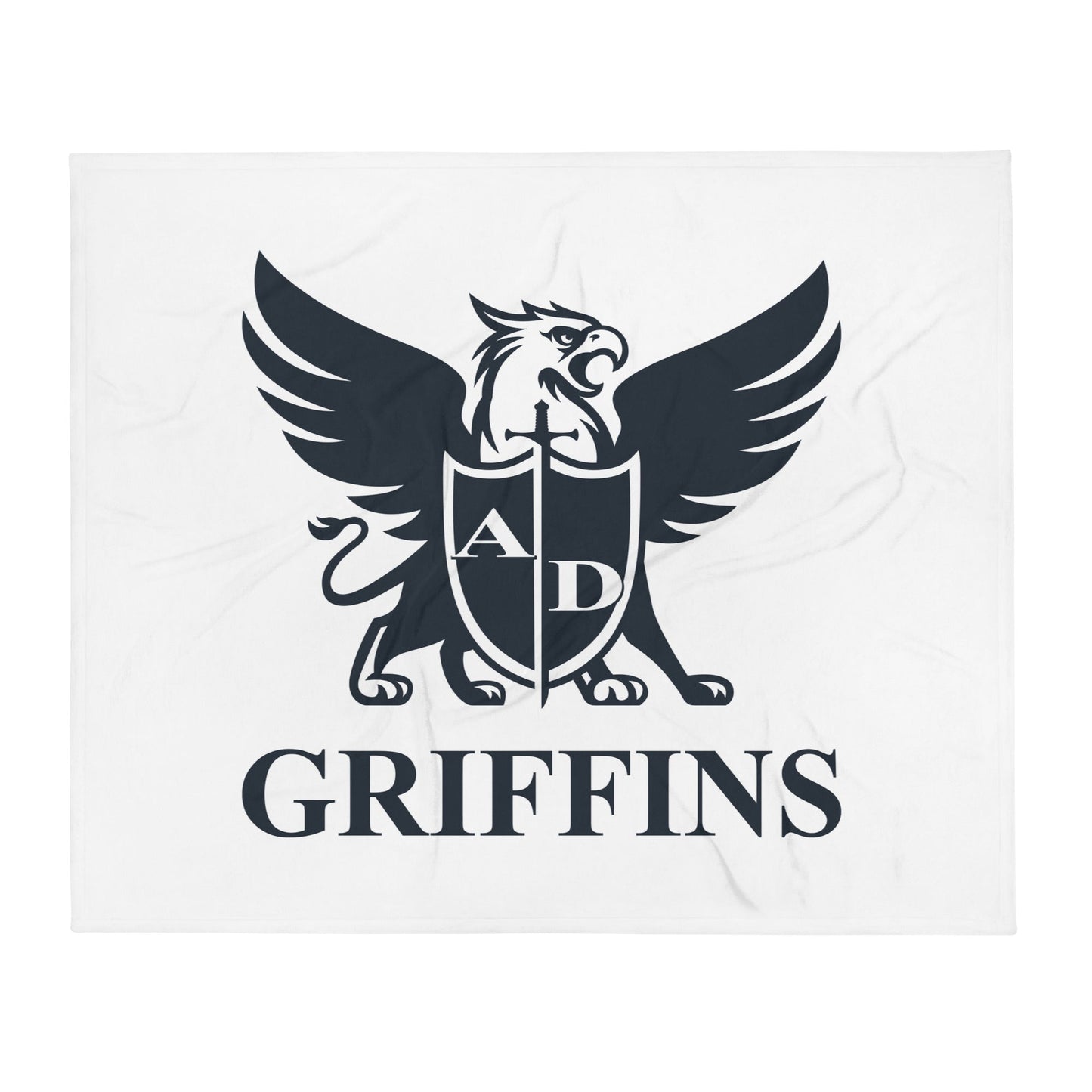 Throw Blanket | Arma Dei Academy Basketball | Griffin Logo