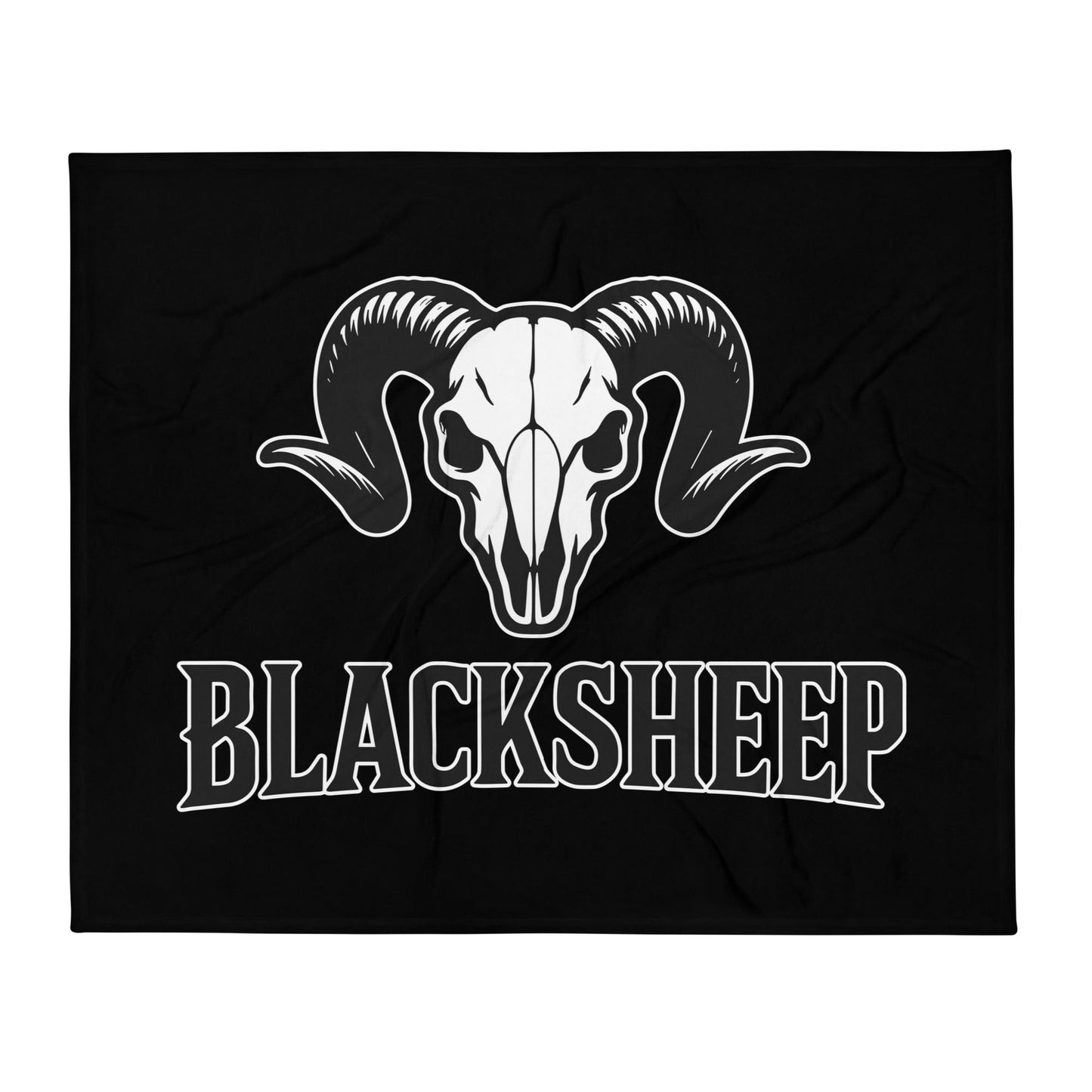 Throw Blanket | Blacksheep Softball | Emblem Logo