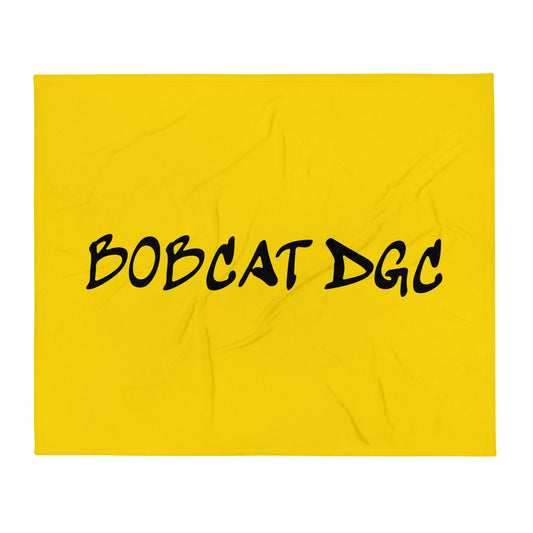 Throw Blanket | Bobcat DGC | Modern Script Logo