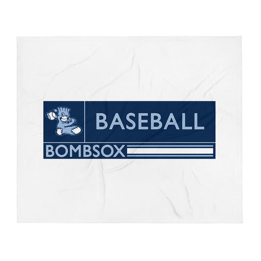 Throw Blanket | BombSox Baseball | Mark Logo