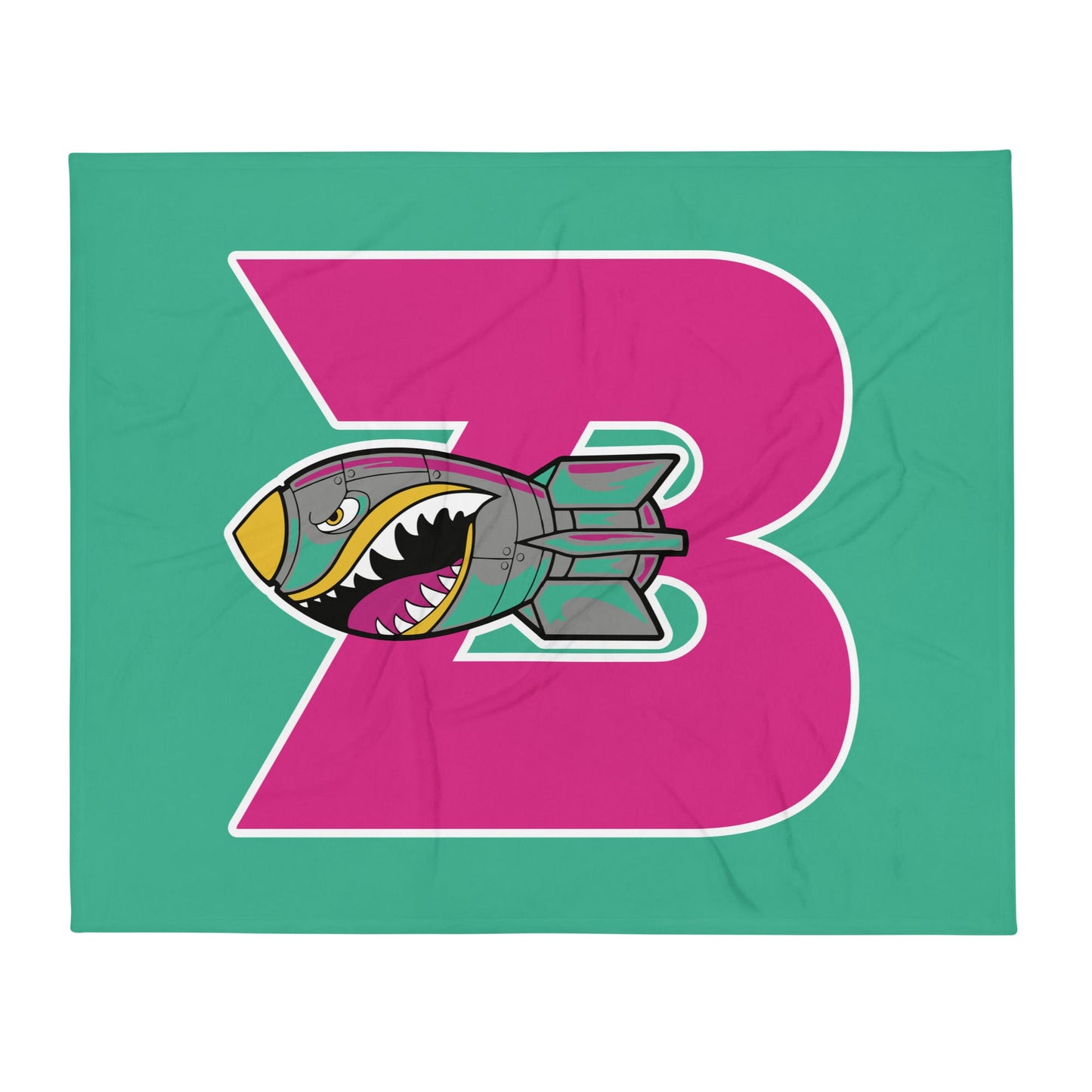 Throw Blanket | Buffalo Bomb Squad | Pink B