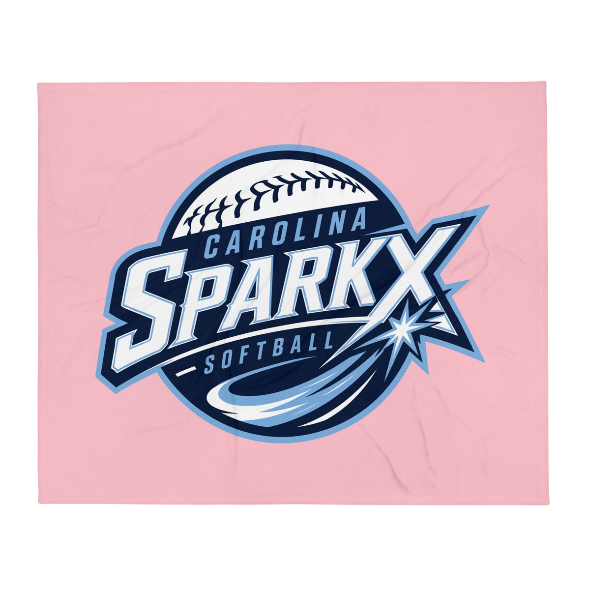 Throw Blanket | Carolina Sparkx | Vanguard Logo