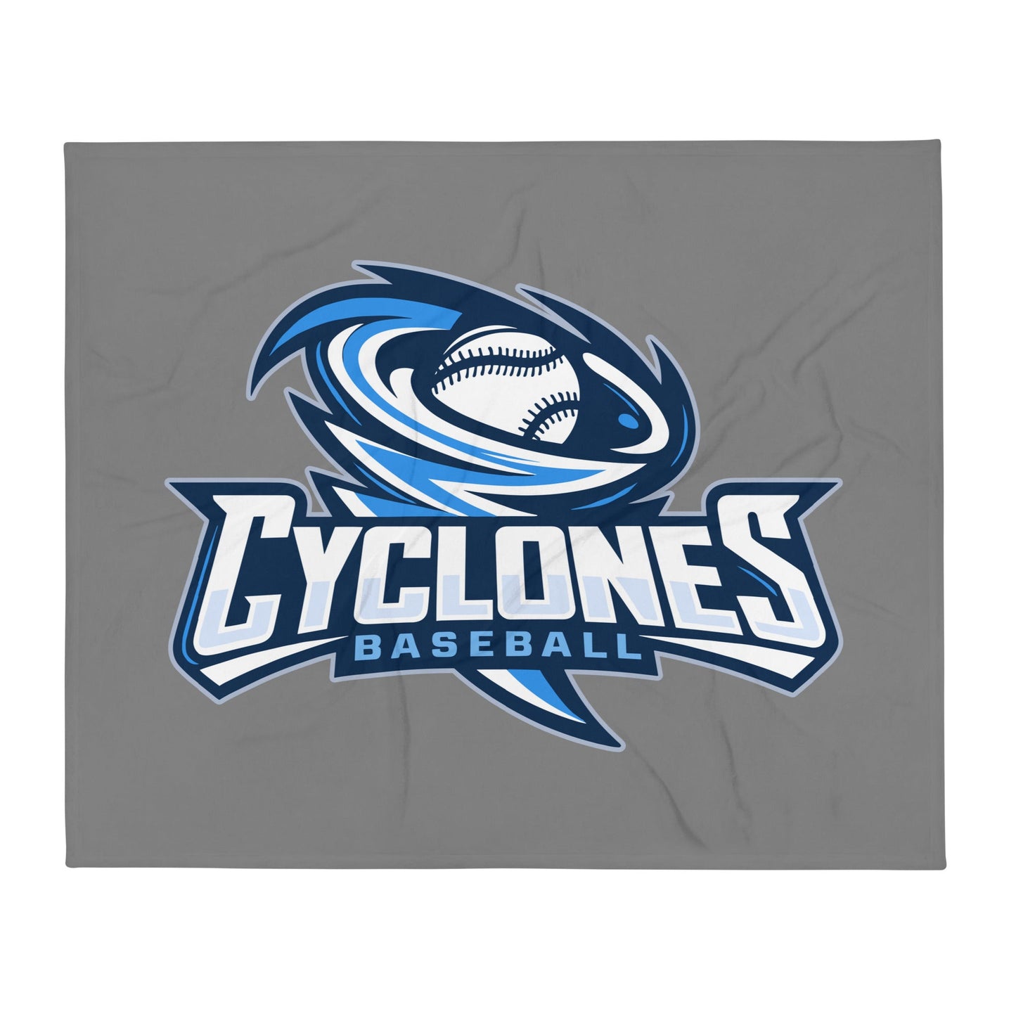 Throw Blanket | Centre County Cyclones | Crest Logo