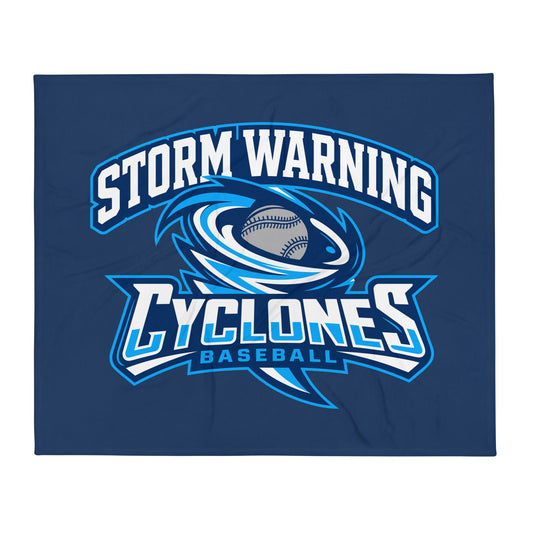 Throw Blanket | Centre County Cyclones | Vanguard Logo