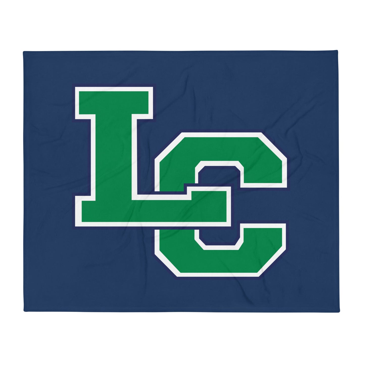 Throw Blanket | Cheer | LC Lettermark Logo